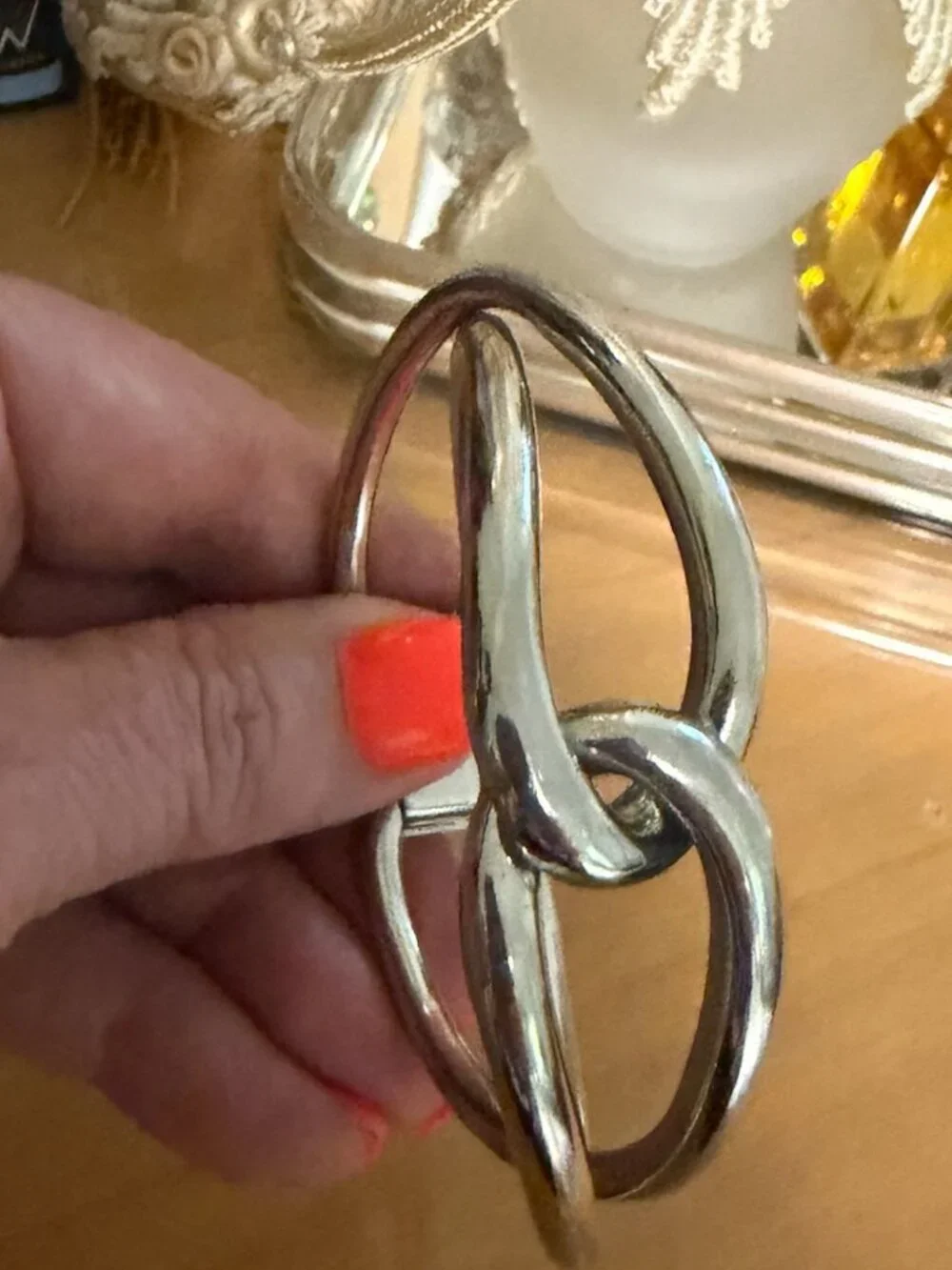 MICHAEL KORS SILVERTONE LINK BRACELET
